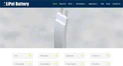 Desktop Screenshot of lipobattery.net