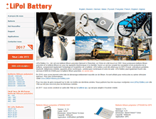 Tablet Screenshot of lipobattery.fr